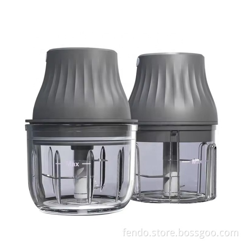 Portable 45W 3.7V Efficient Electric Garlic Chopper - Mini Food Mixer